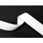 Suchý zip našívací 25mm mech (loop) bílý – Zboží Dáma