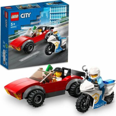 LEGO® City 60392 Honička auta s policejní motorkou – Hledejceny.cz