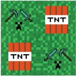 GoDan papírové ubrousky Minecraft 33x33cm 20ks – Zboží Dáma