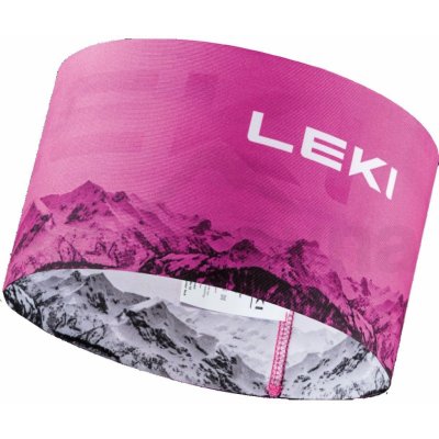Leki XC headband neon pink white – Zboží Dáma
