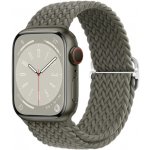 BStrap Elastic Nylon řemínek na Apple Watch 42/44/45mm, olive SAP013C58