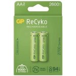 GP ReCyko AA 2600 mAh 2ks AB121GPNAAP2 – Zboží Živě