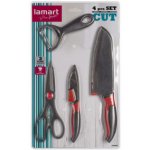 Lamart set 4ks - nože 2ks,škrabka, nůžky - Cut; 42003753 – Hledejceny.cz