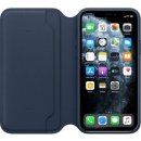 Apple iPhone 11 Pro Max Leather Folio Deep Sea Blue MY1P2ZM/A