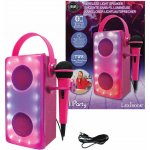 Lexibook iParty bluetooth reproduktor růžový s mikrofonem a světelnými efekty – Zboží Mobilmania
