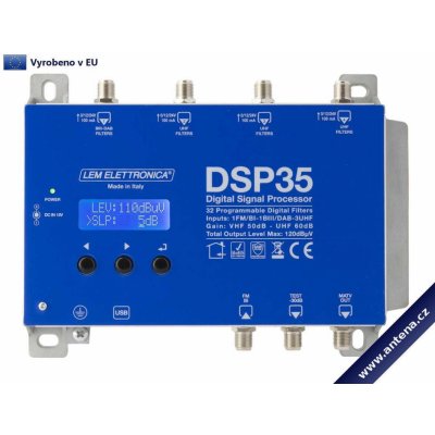 Lem Elettronica DSP35-5G programovaný TV zesilovač