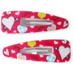 Sponky 2 ks tmavě růžová – Zbozi.Blesk.cz