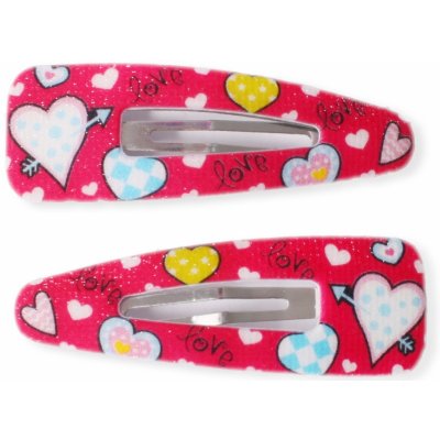 Sponky 2 ks tmavě růžová – Zbozi.Blesk.cz