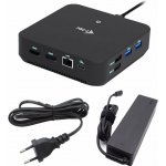 i-tec USB-C DP Dual HDMI Docking Station with Power Delivery 100 W + i-tec Universal Charger 100W C31TRIVIDPRO100W – Zboží Živě