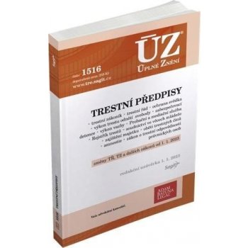 ÚZ 1516 Trestní předpisy - neuveden