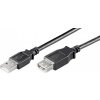 usb kabel Techly 686221 USB 2.0 prodlužovací A-A M/F, 30cm, černý