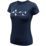 Sensor MERINO ACTIVE SONGBIRDS dámské triko kr.rukáv deep blue – Hledejceny.cz