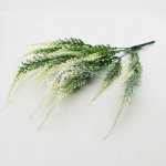 Umělý zápich vřes zeleno-bílý (4 větvičky) – výška 37 cm – Hledejceny.cz