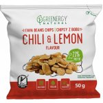 Greenergy Fava Chips s příchutí chilli a citrónu 60 g – Hledejceny.cz