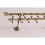 GAROL Kovová garnýž Apollo dvojitá exclusive mosaz komplet 200 cm – Sleviste.cz