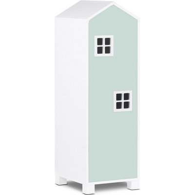 Vingo Dětská skříň domeček 126 cm mentolový – Zboží Dáma