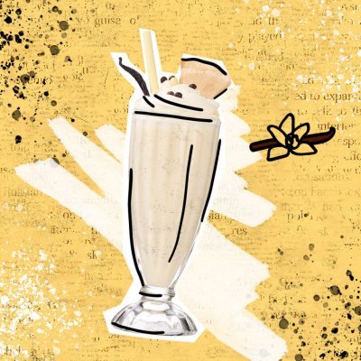 Sorbos Jedlá ovocná brčka Vanilka 1 ks – Zboží Dáma