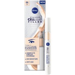 Nivea Tónovací oční krém v houbičce 3v1 Hyaluron Cellular Filler 4 ml