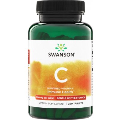 Swanson Vitamin C 500 mg Pufrovaný 250 tablet – Hledejceny.cz