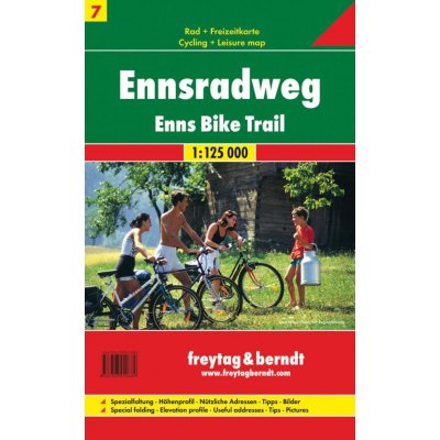 Ennsradweg cykloprůvodce Freytag č.7 -1:125 000 Rakousko