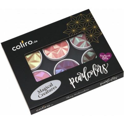 Akvarelové barvy Coliro Pearlcolors Magical Creatures sada 6 ks – Hledejceny.cz