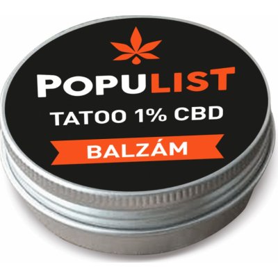 Populist TATOO konopná mast na tetování 1% CBD 30 ml – Zbozi.Blesk.cz