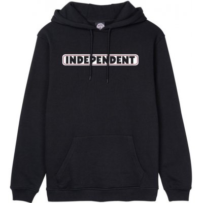 INDEPENDENT mikina Bar Logo Hood Black