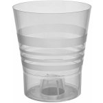 PLASTKON květináč Orchid 11 cm transparentní bílý – Sleviste.cz