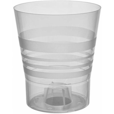 PLASTKON květináč Orchid 11 cm transparentní bílý – Sleviste.cz