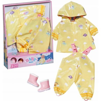Zapf Creation BABY born Deluxe Souprava do deště žlutá – Sleviste.cz