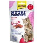 Gimcat Nutri Pockets s hovězím 60 g – Zbozi.Blesk.cz