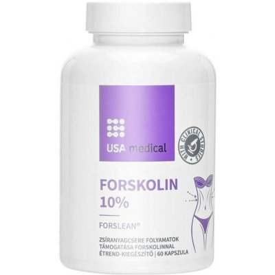 USA medical Forskolin 10% Forslean 60 kapslí – Hledejceny.cz