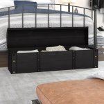 vidaXL Úložná truhla masivní dřevo vintage styl 120 x 30 x 40 cm – Zboží Dáma