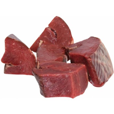 Masožravci Hovězí srdce kostky 1 kg – Sleviste.cz