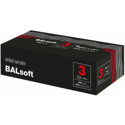 Maják BALsoft 3-vrstvé papírové kapesníčky v krabici 105 ks – Zboží Dáma