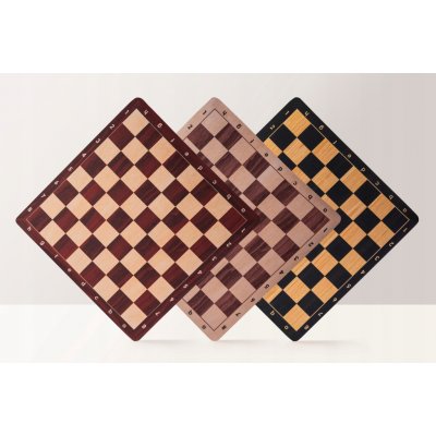 Šachovnice Sunrise Chess & Games Svinovací šachovnice č. 6 (51 cm), protiskluzová spodní strana MAHAGON – Zboží Živě