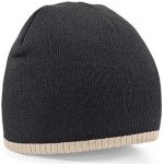 Beechfield dvoubarevná zimní čepice beanie černá – Zboží Mobilmania