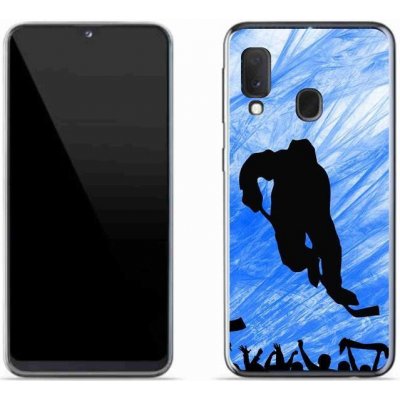 Pouzdro mmCase Gelové Samsung Galaxy A20e - hokejový hráč