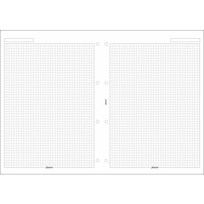 Filofax Papíry pro diáře čtverečkované A4 bílá – Zboží Mobilmania