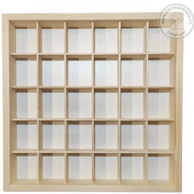 Organizer pro sběratele dřevěný 39 x 39 x 5 cm – Zboží Mobilmania