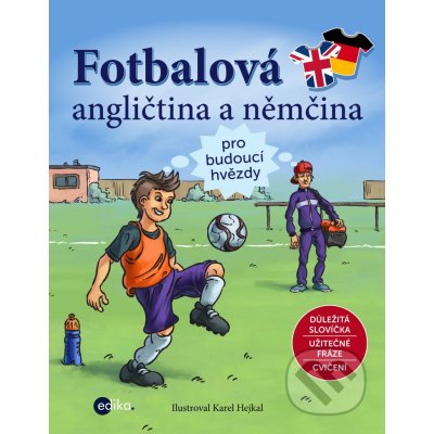 Fotbalová angličtina a němčina - Karel Hejkal ilustrácie