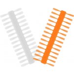 Delphin Nekonečná zarážka Q-STOP žltá +ružová 7mm – Zboží Dáma