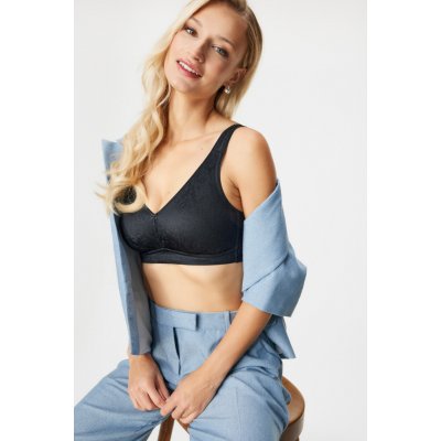 Rosme podprsenka Sofia nevyztužená černá – Zboží Mobilmania