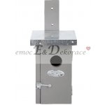 Esschert Design budka BEST FOR BIRDS pro Střízlíka obecného, šedá 25 cm – Sleviste.cz