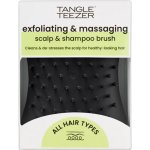 Tangle Teezer Scalp Brush Black masážní exfoliační kartáč na pokožku hlavy – Zboží Dáma