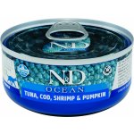 N&D Ocean Cat Tuna Cod Shrimp & Pumpkin 70 g – Hledejceny.cz