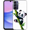 Pouzdro a kryt na mobilní telefon Samsung mmCase Gelové Samsung Galaxy A15 4G/5G panda na bambusu