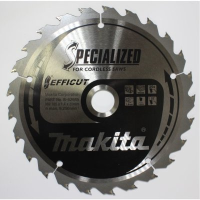 Makita B-62985 pilový kotouč Efficut 165x20 25T – Zboží Dáma Makita B-62985 pilový kotouč Efficut 165x20 25T – Zboží Dáma