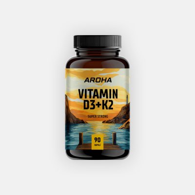 Aroha Vitamin D3+K2 90 tablet – Hledejceny.cz
