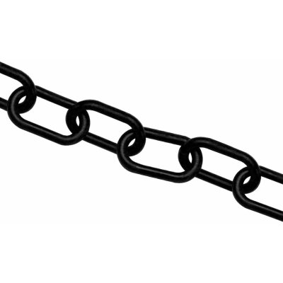 Nadrzenapalivo.cz Plastový řetěz, černá, Ø 10 mm, délka 25 m